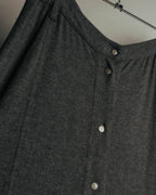"FENDI jeans" 90's Front button knit maxi skirt