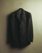 "BALENCIAGA" 00's-10's Huddersfield fabric classic tailored jacket