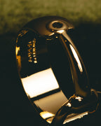 "GUCCI" 80's-00's Iconic horsebit scarf ring