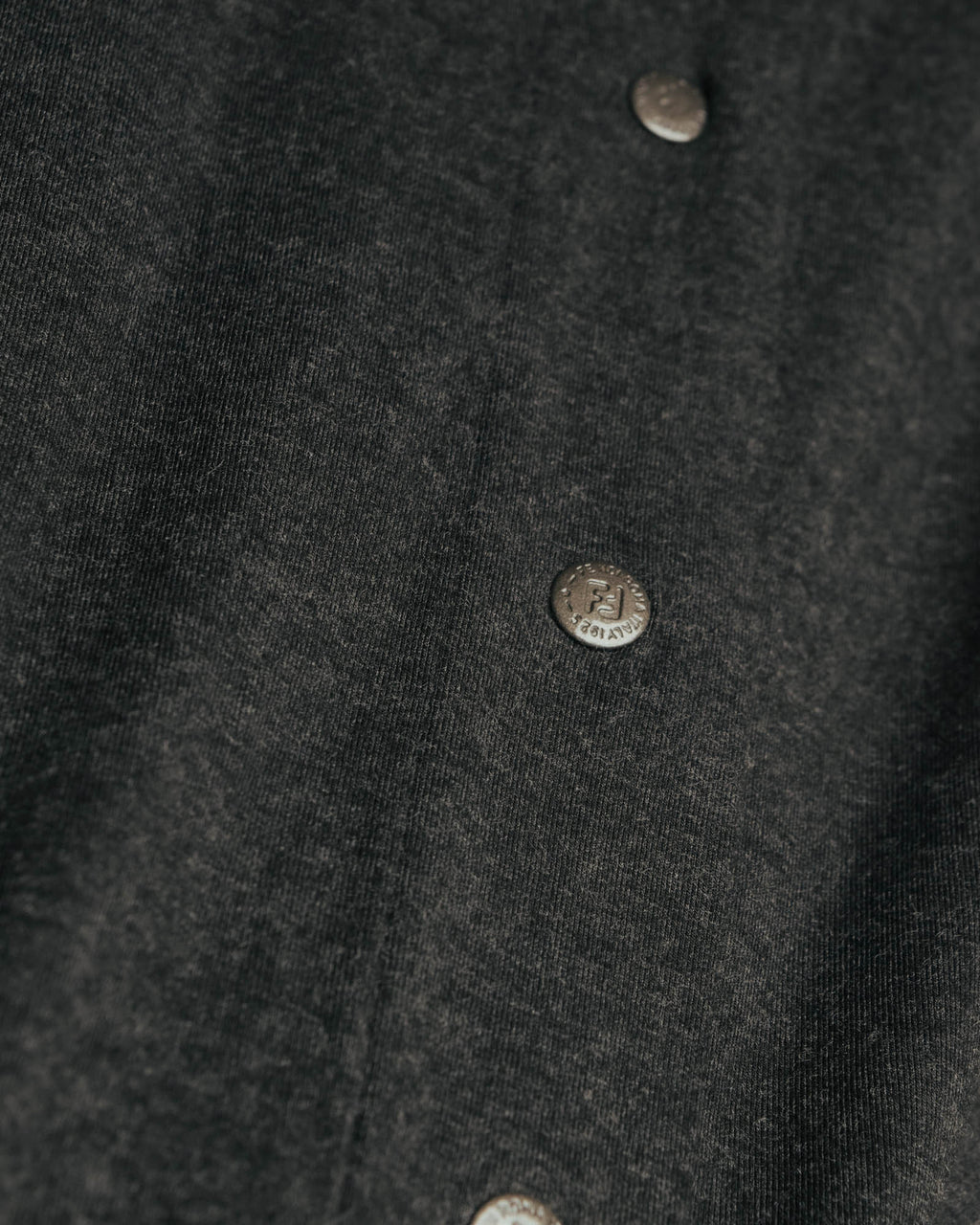 "FENDI jeans" 90's Front button knit maxi skirt