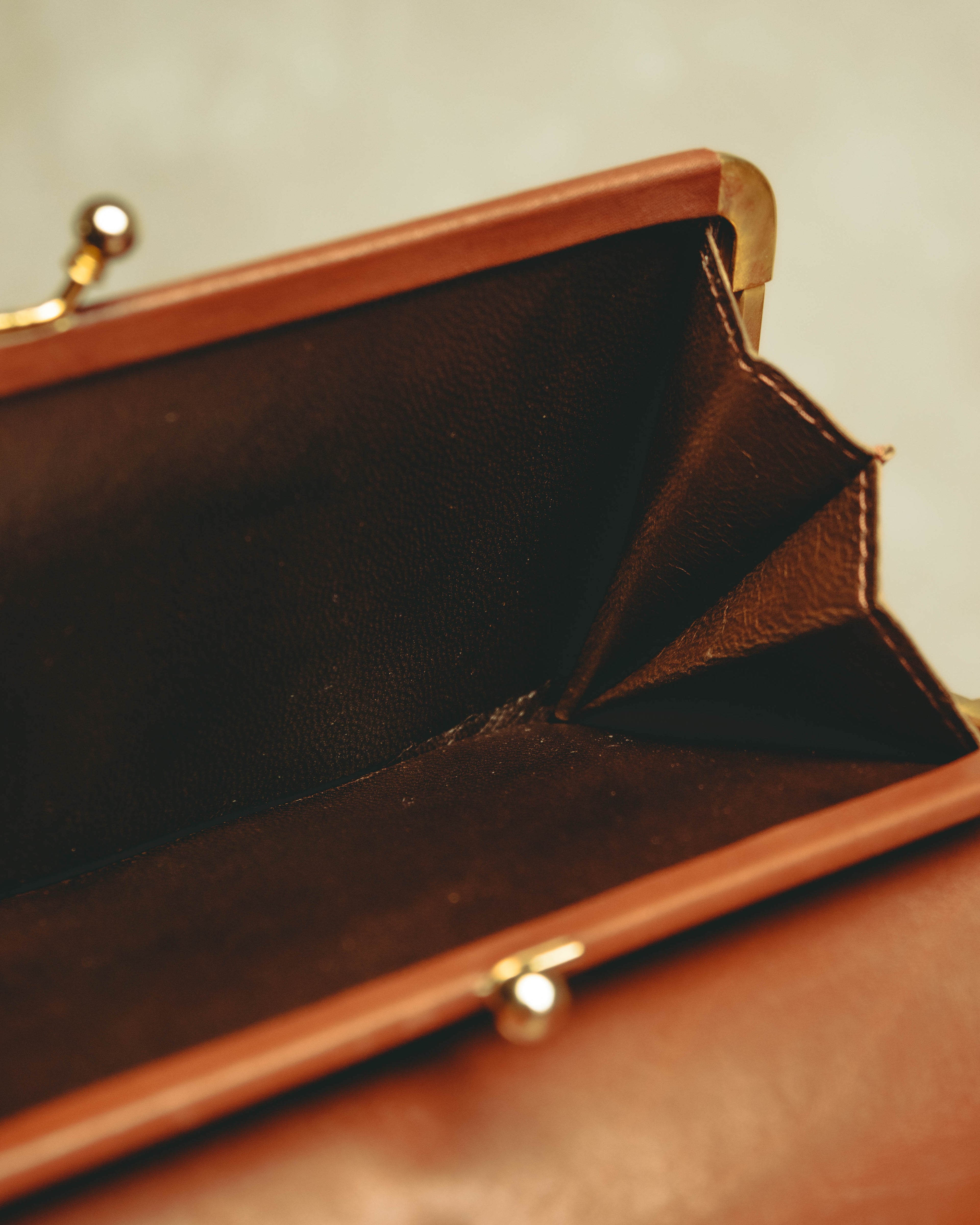 –SPECIAL– "CÉLINE" 70's-80's Vintage monogram suede chain shoulder bag