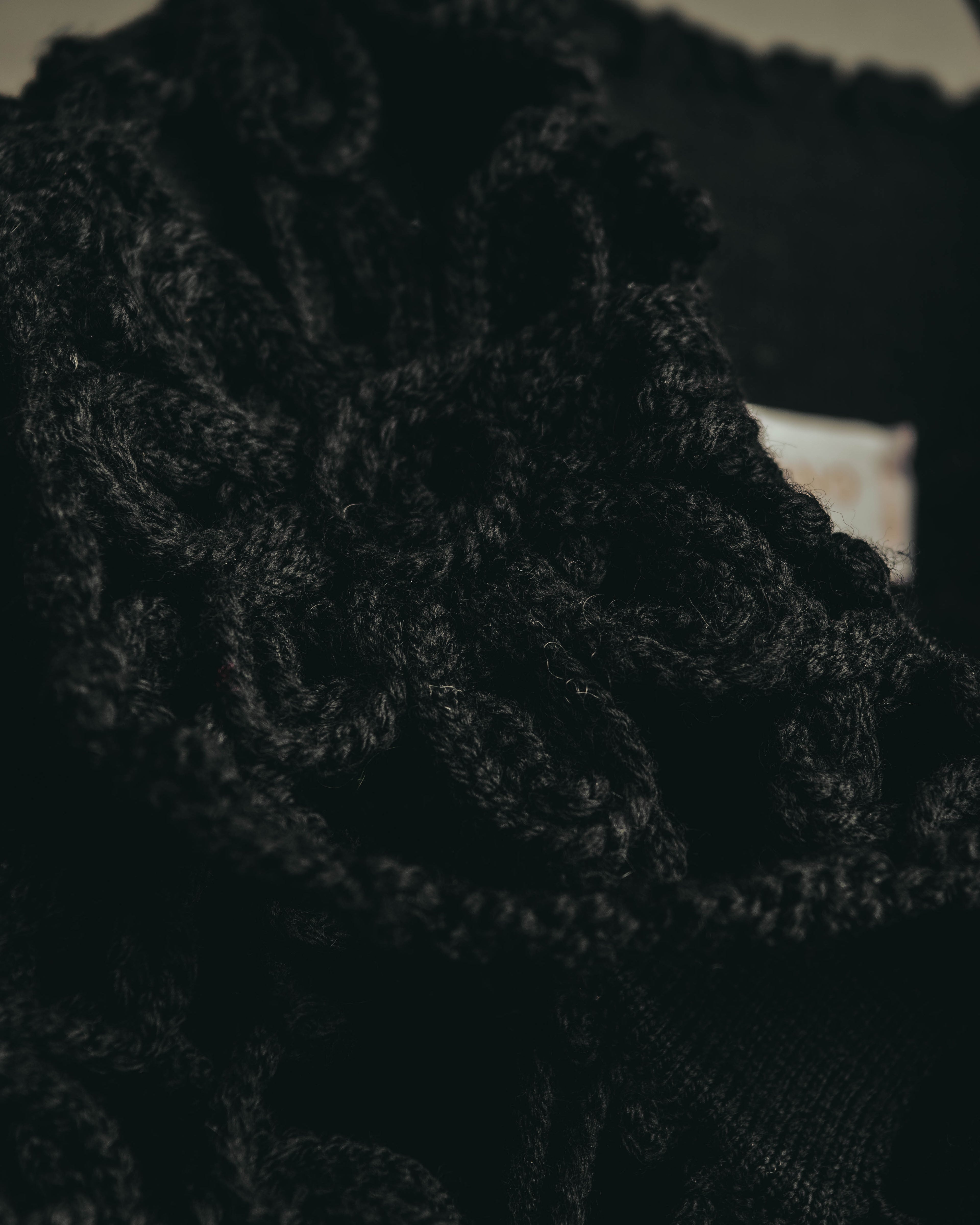 "VALENTINO ROMA" 00's Ruffled virgin wool knit sweater