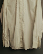 “FENDI” 2000’s Architectural trim dress shirt