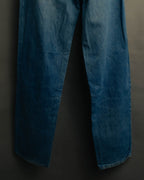 "GUCCI" 80's-90's Faded straight denim jeans