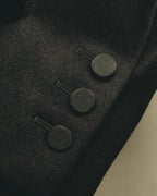 "GUCCI" 90's-00's Satin lapel double breasted tuxedo jacket