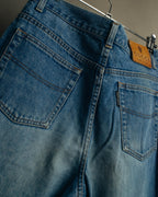 "GUCCI" 80's-90's Faded straight denim jeans