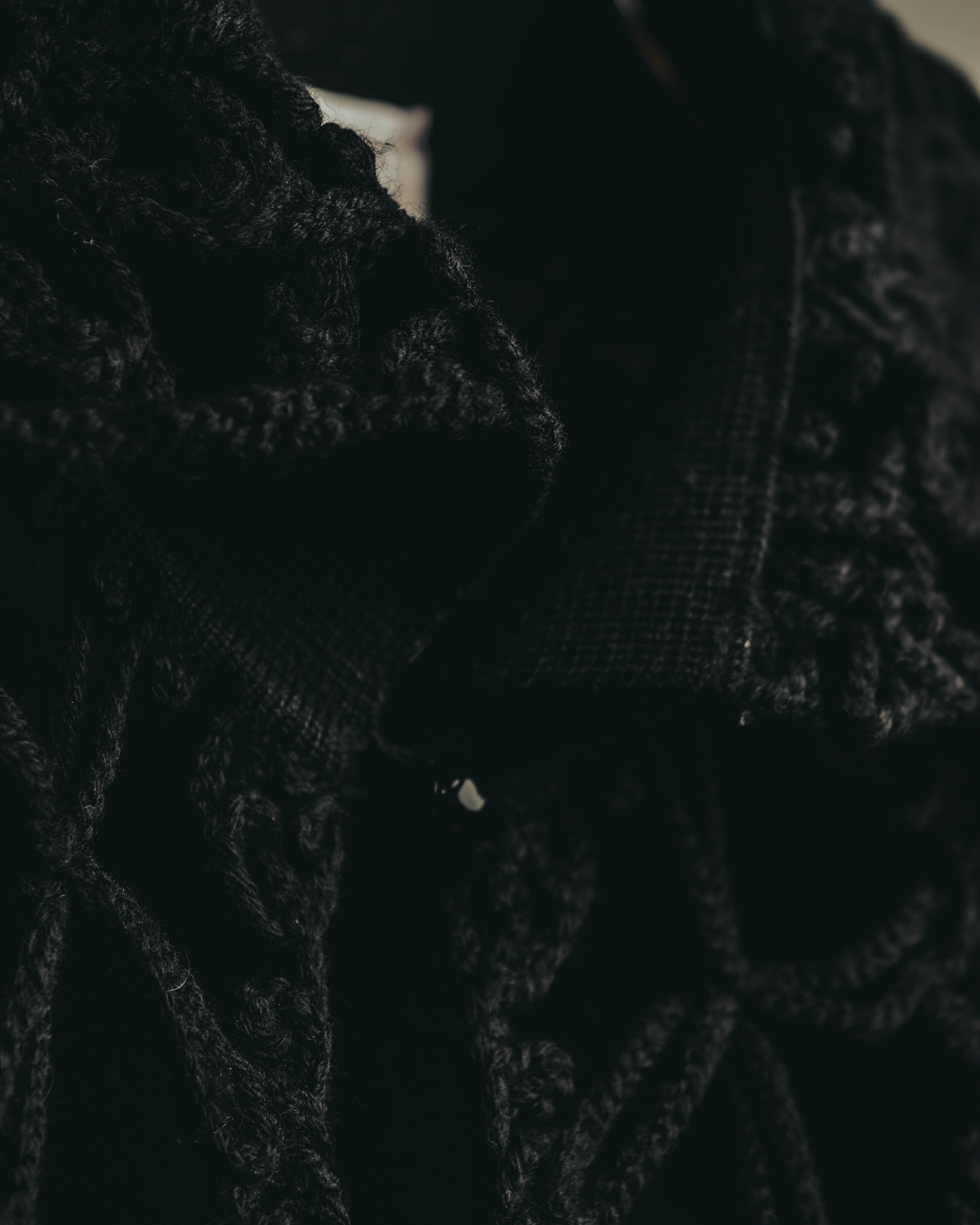 "VALENTINO ROMA" 00's Ruffled virgin wool knit sweater