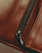 –SPECIAL– "CÉLINE" 70's-80's Vintage monogram suede chain shoulder bag
