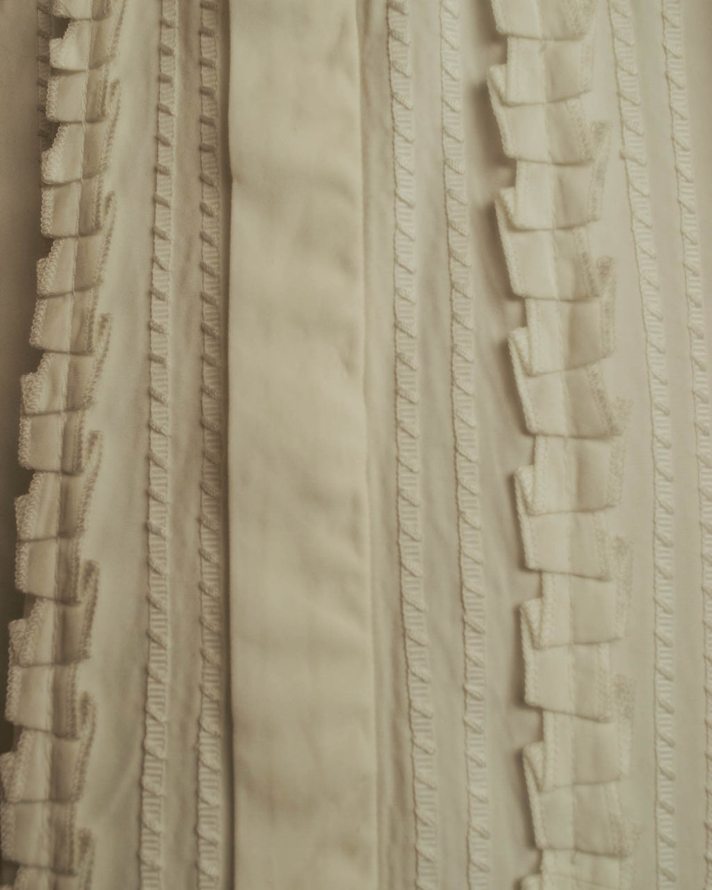 “FENDI” 2000’s Architectural trim dress shirt