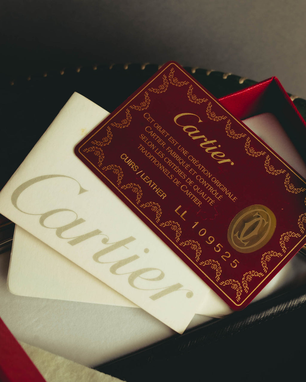 "Cartier" 90's-00's Sculptural leather clutch bag
