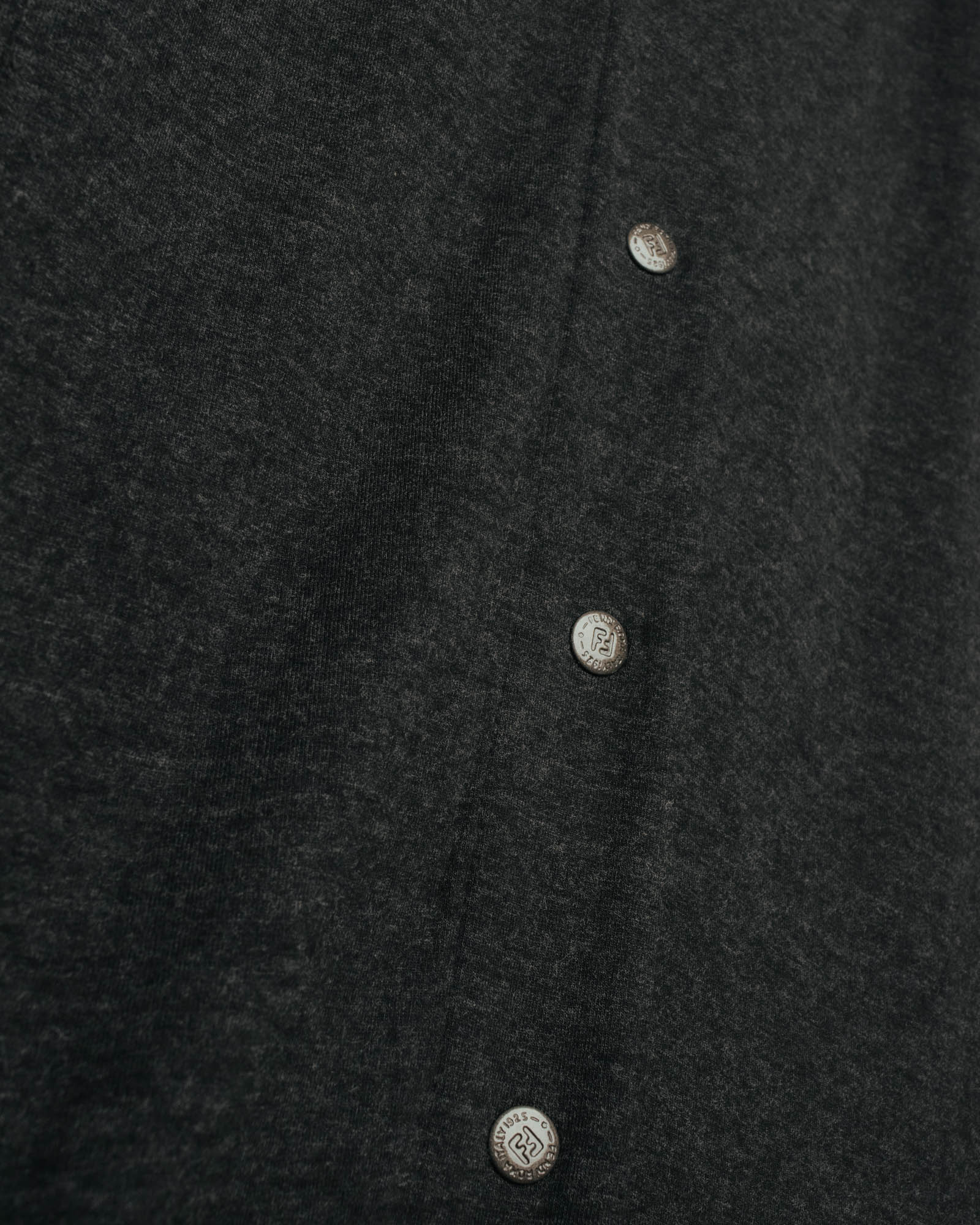 "FENDI jeans" 90's Front button knit maxi skirt