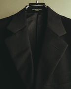 "BALENCIAGA" 00's-10's Huddersfield fabric classic tailored jacket
