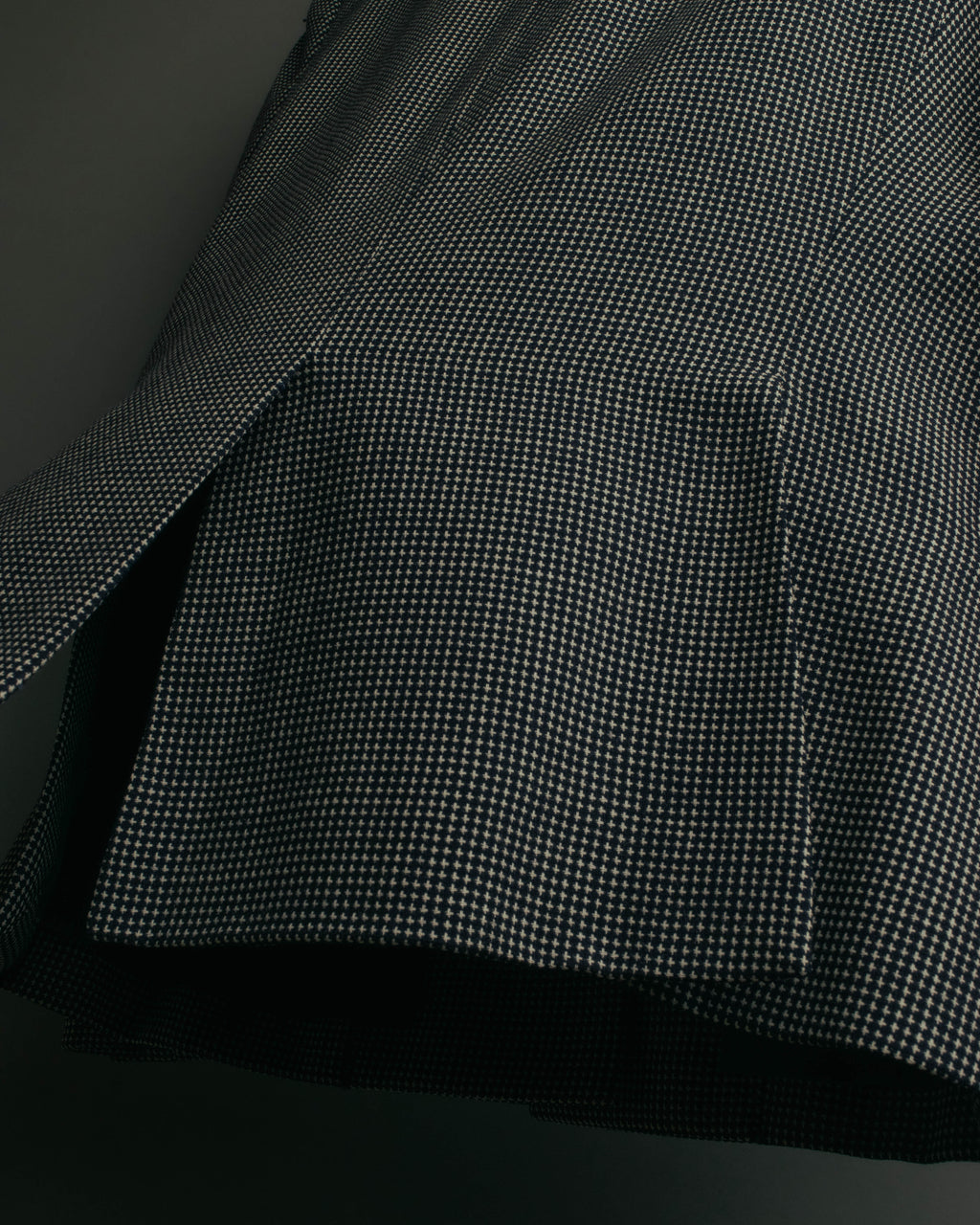 "CELINE" 80's-90's Structured patterned tailored blazer