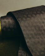 "GIORGIO ARMANI" 90's-00's Dark jacquard silk necktie