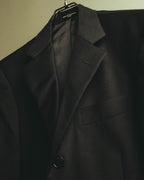 "BALENCIAGA" 00's-10's Huddersfield fabric classic tailored jacket