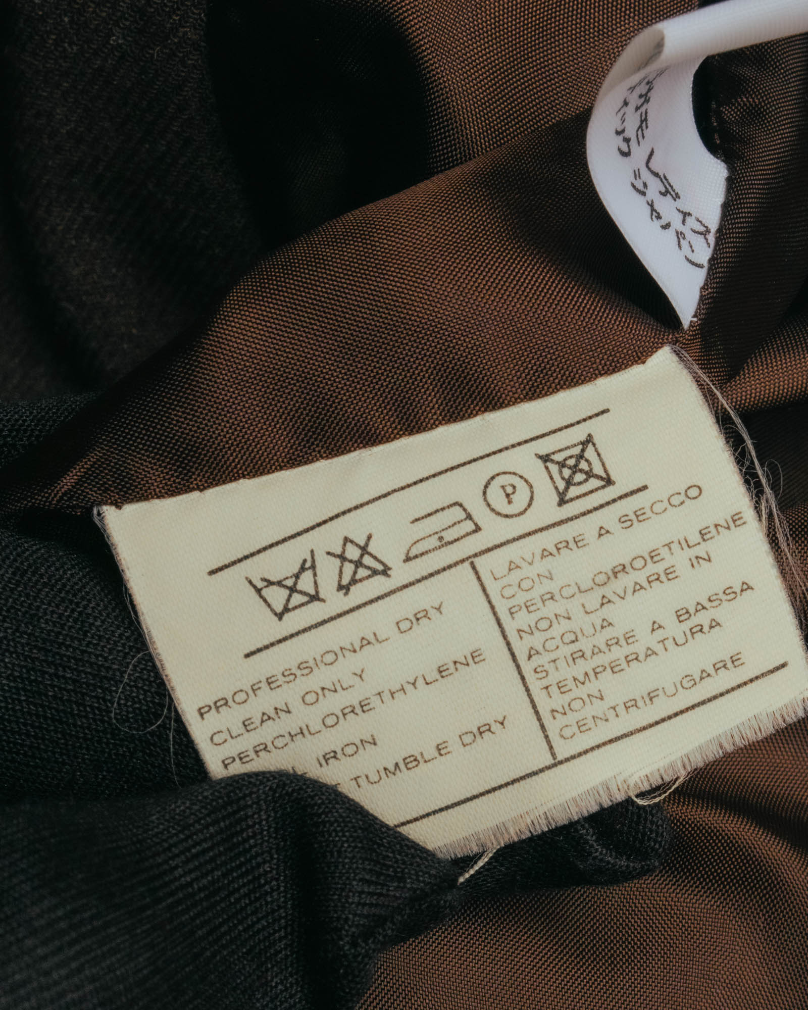 "Salvatore Ferragamo" 90's Shoe-motif gold button wool tailored jacket