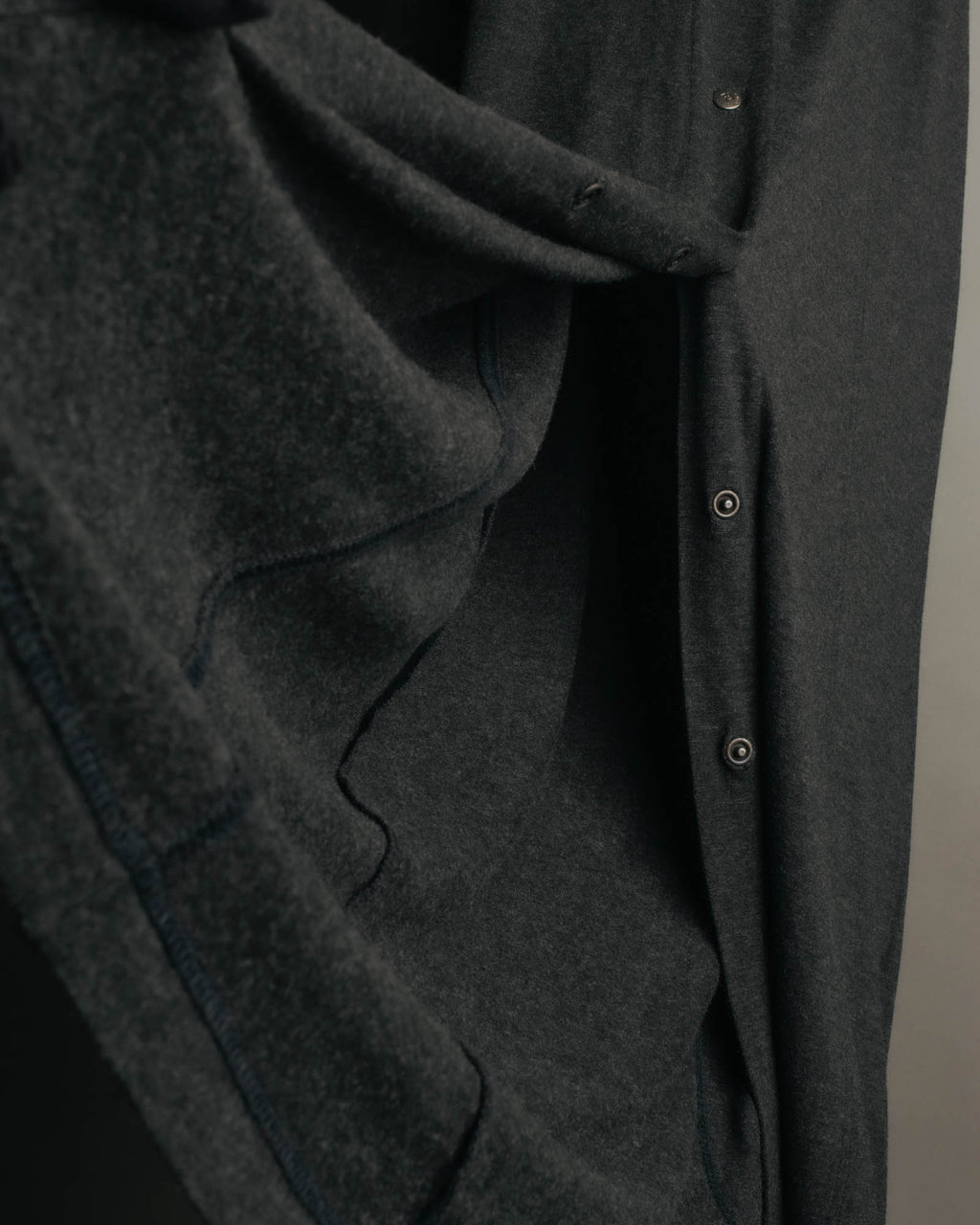 "FENDI jeans" 90's Front button knit maxi skirt