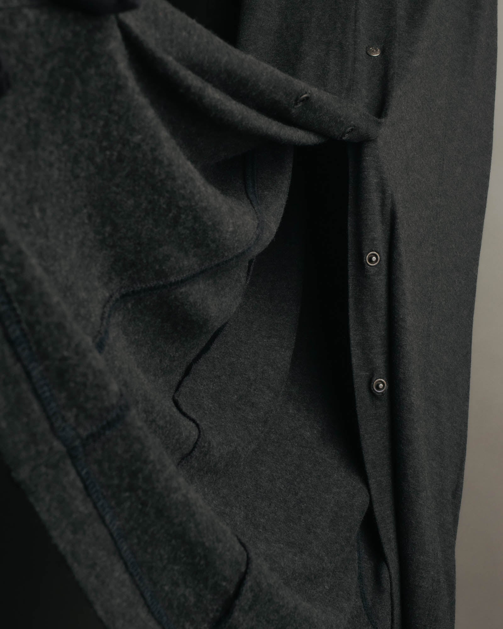 "FENDI jeans" 90's Front button knit maxi skirt
