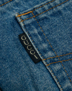 "GUCCI" 80's-90's Faded straight denim jeans