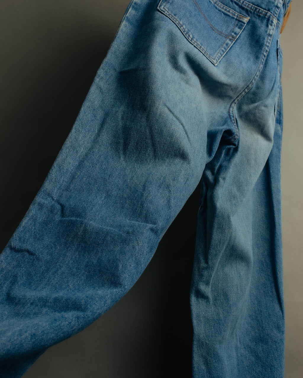 "GUCCI" 80's-90's Faded straight denim jeans