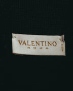 "VALENTINO ROMA" 00's Ruffled virgin wool knit sweater