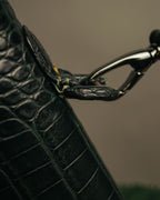 -SPECIAL- “GUCCI“ 70’s Crocodile turn lock handbag