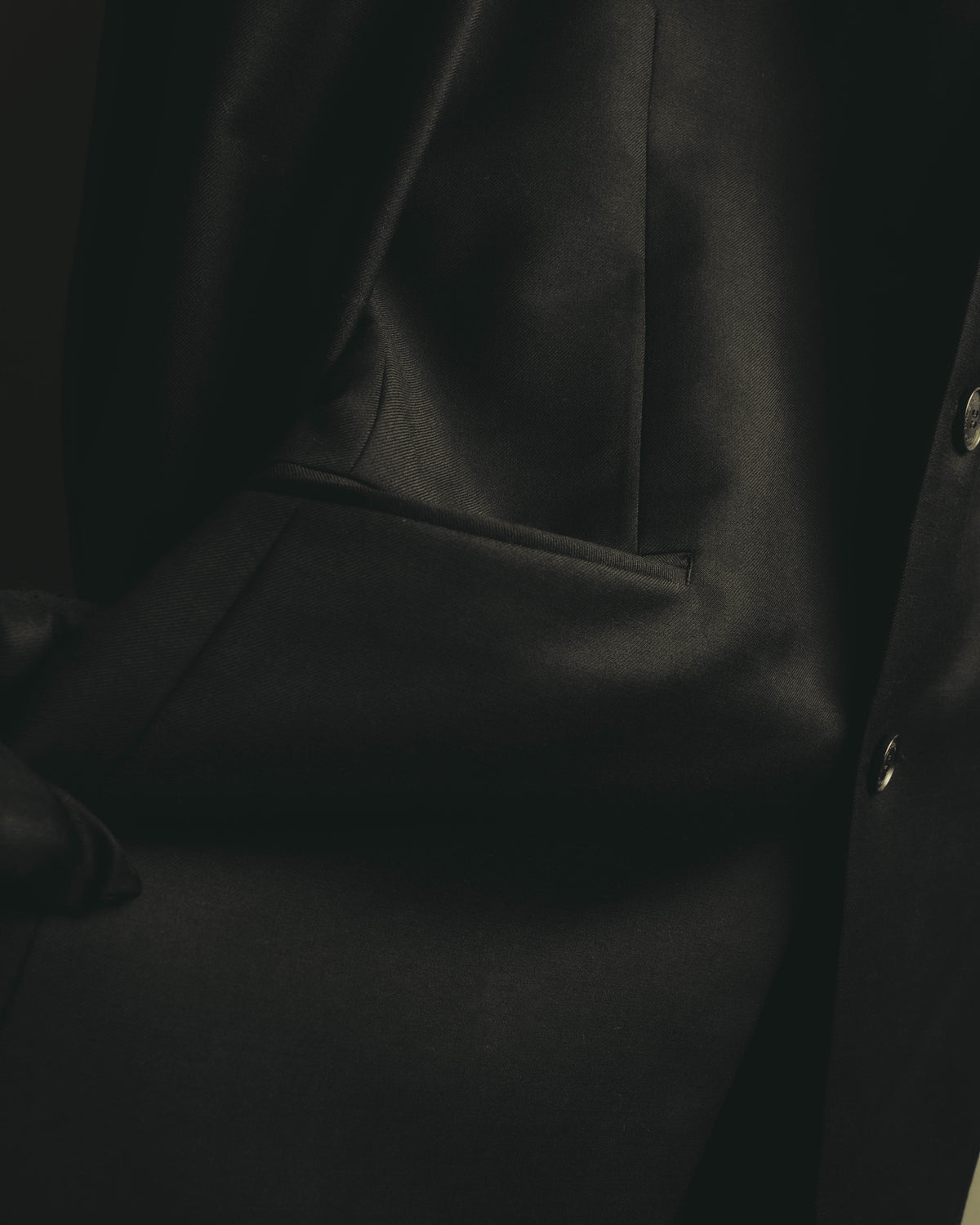 "BALENCIAGA" 00's-10's Huddersfield fabric classic tailored jacket