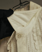 “FENDI” 2000’s Architectural trim dress shirt