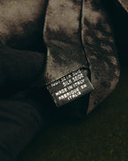 "GIORGIO ARMANI" 90's-00's Dark jacquard silk necktie