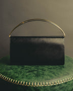 "Cartier" 90's-00's Sculptural leather clutch bag