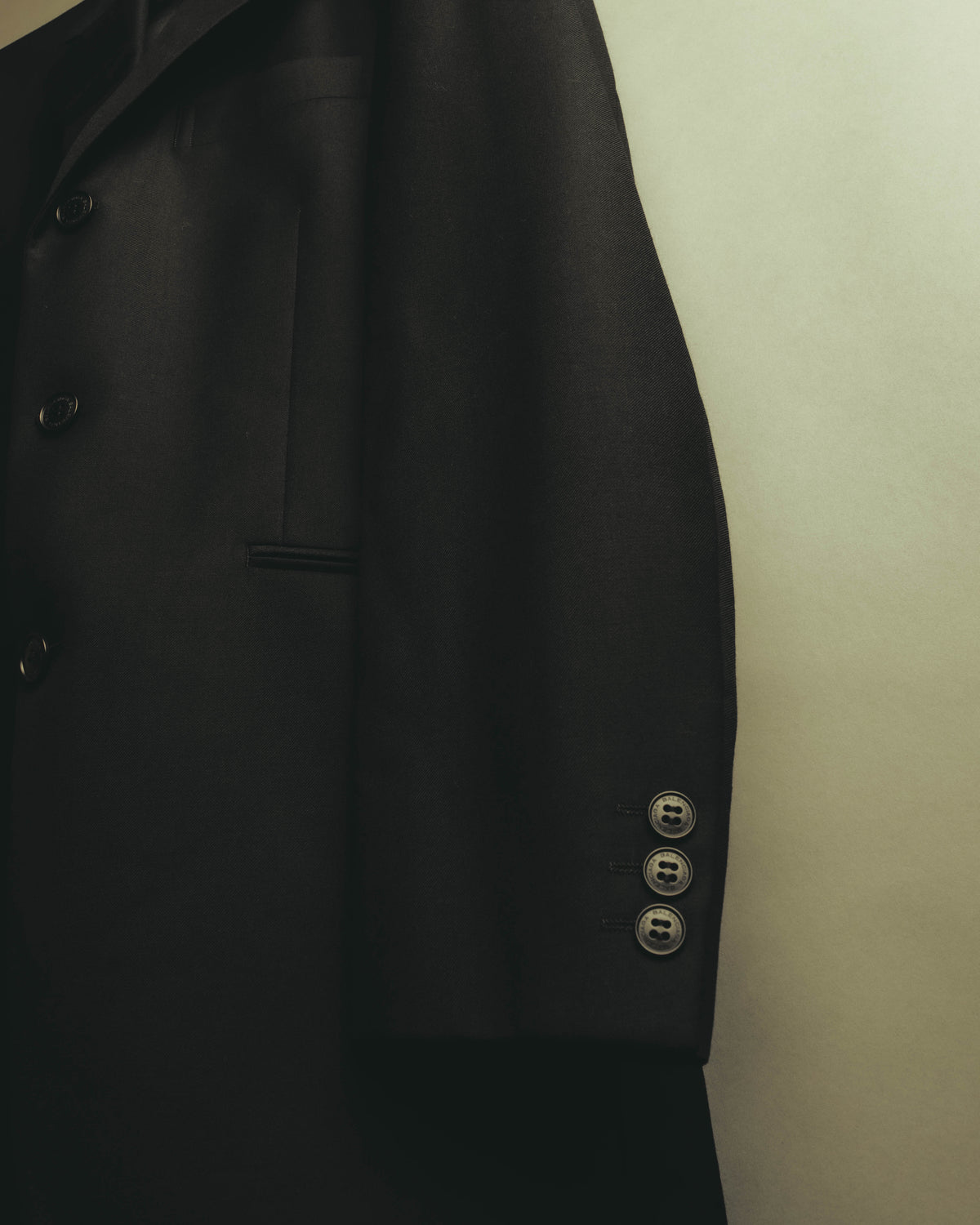 "BALENCIAGA" 00's-10's Huddersfield fabric classic tailored jacket