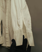 “FENDI” 2000’s Architectural trim dress shirt