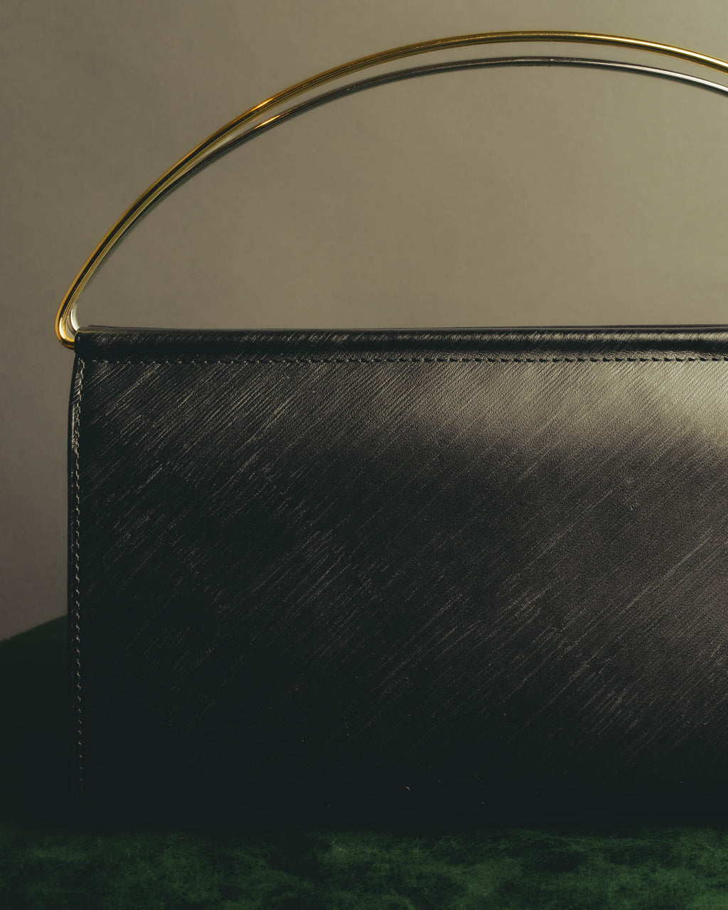 "Cartier" 90's-00's Sculptural leather clutch bag