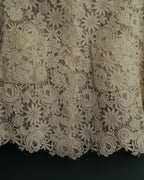"VALENTINO" 2010's Cropped floral lace jacket