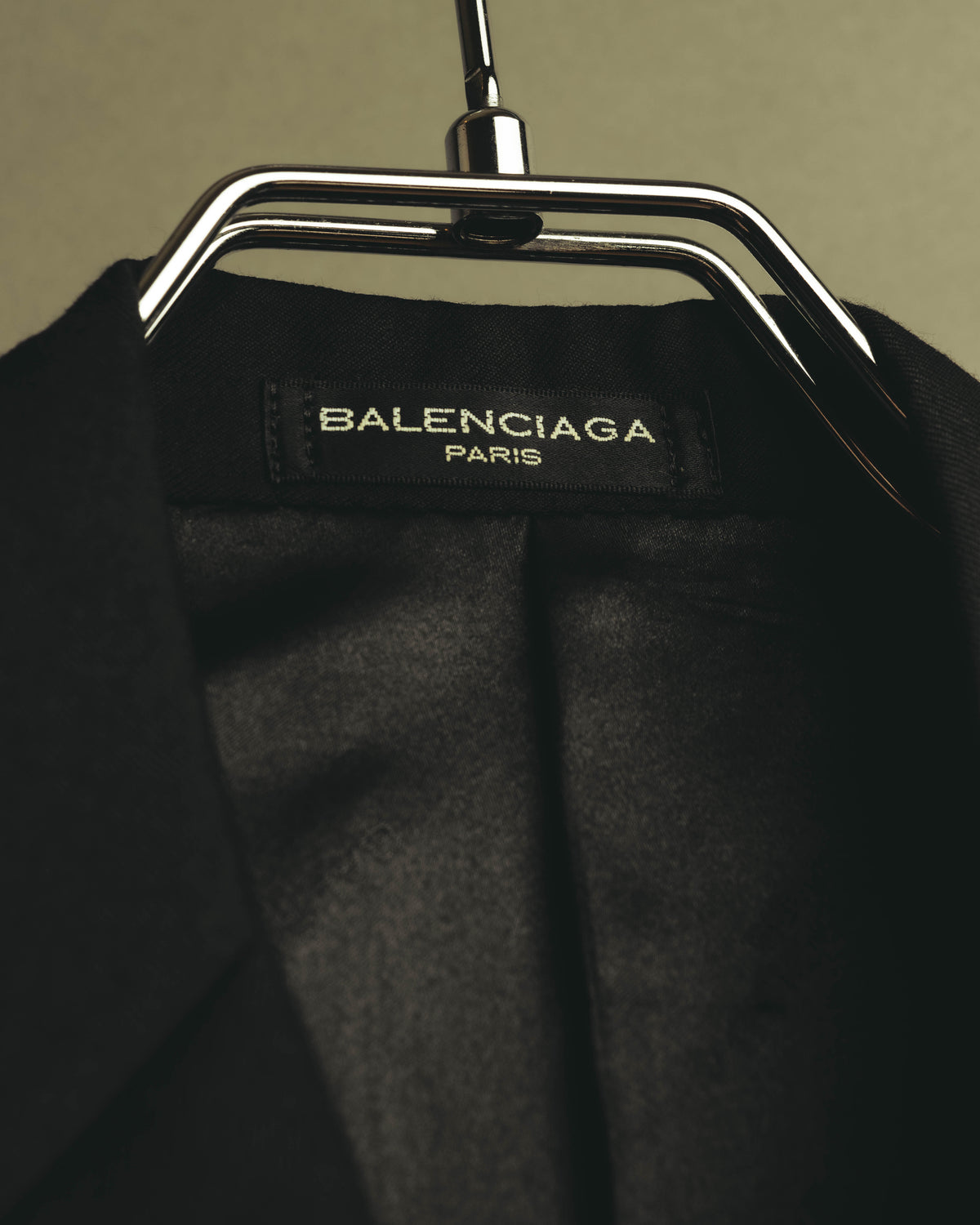 "BALENCIAGA" 00's-10's Huddersfield fabric classic tailored jacket