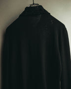 "VALENTINO ROMA" 00's Ruffled virgin wool knit sweater