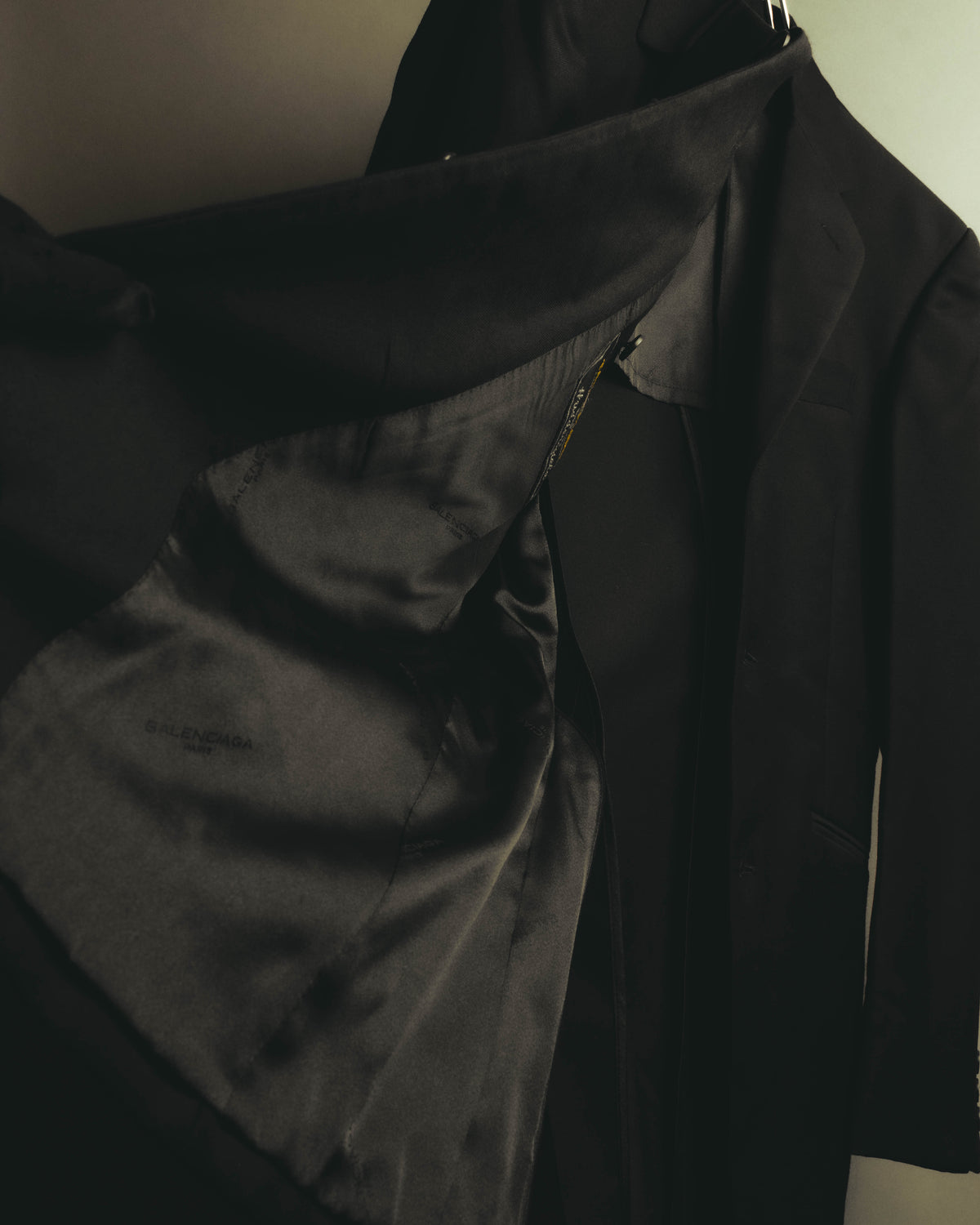 "BALENCIAGA" 00's-10's Huddersfield fabric classic tailored jacket