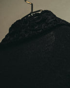 "VALENTINO ROMA" 00's Ruffled virgin wool knit sweater