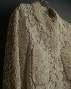 "VALENTINO" 2010's Cropped floral lace jacket