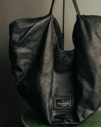 -SPECIAL- “VALENTINO GARAVANI” 2006-2009 Histoire whipstitch leather tote bag