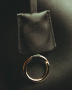 –SPECIAL– "Salvatore Ferragamo" 10's-20's Structured leather top-handle shoulder bag
