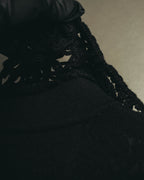 "VALENTINO ROMA" 00's Ruffled virgin wool knit sweater
