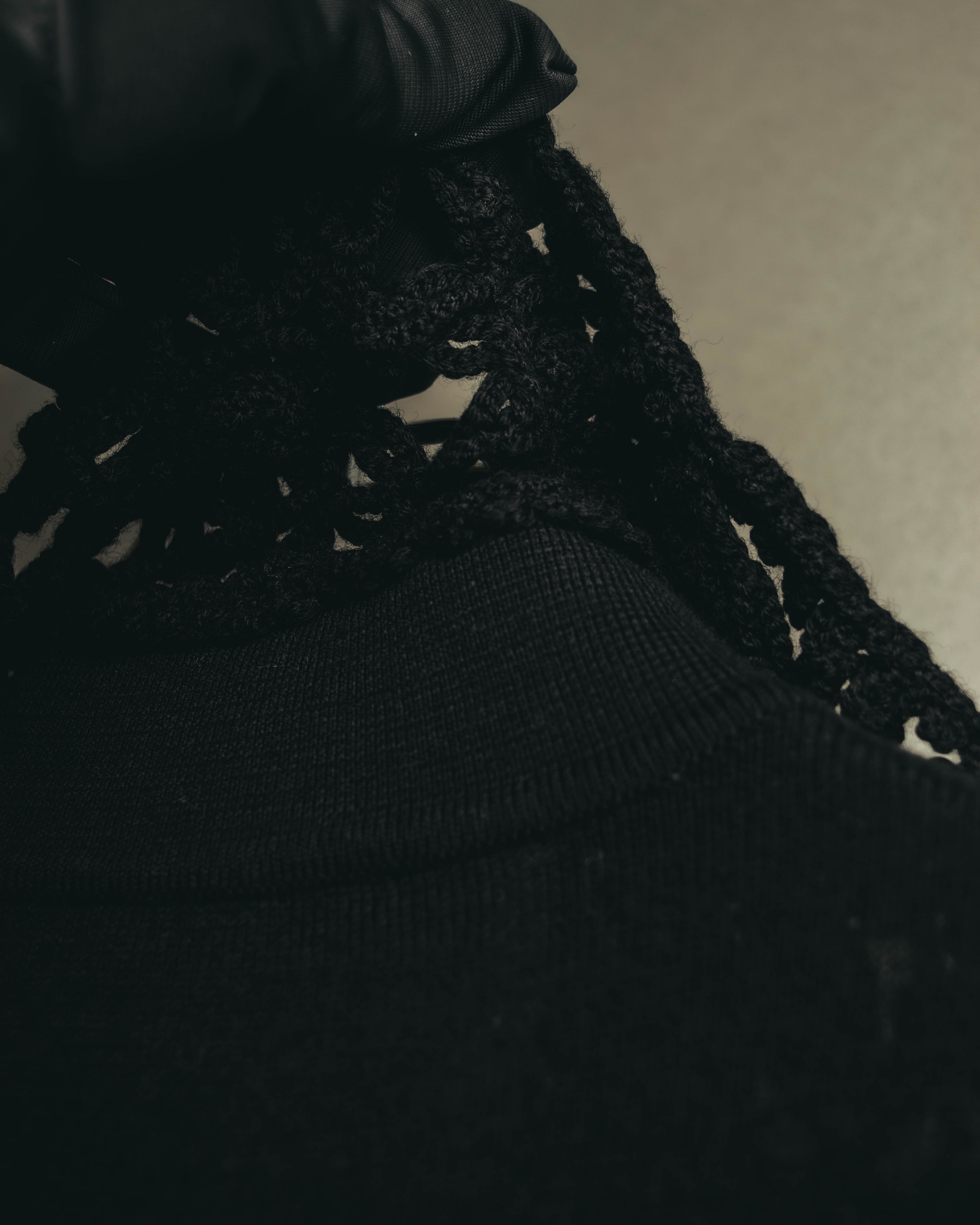 "VALENTINO ROMA" 00's Ruffled virgin wool knit sweater