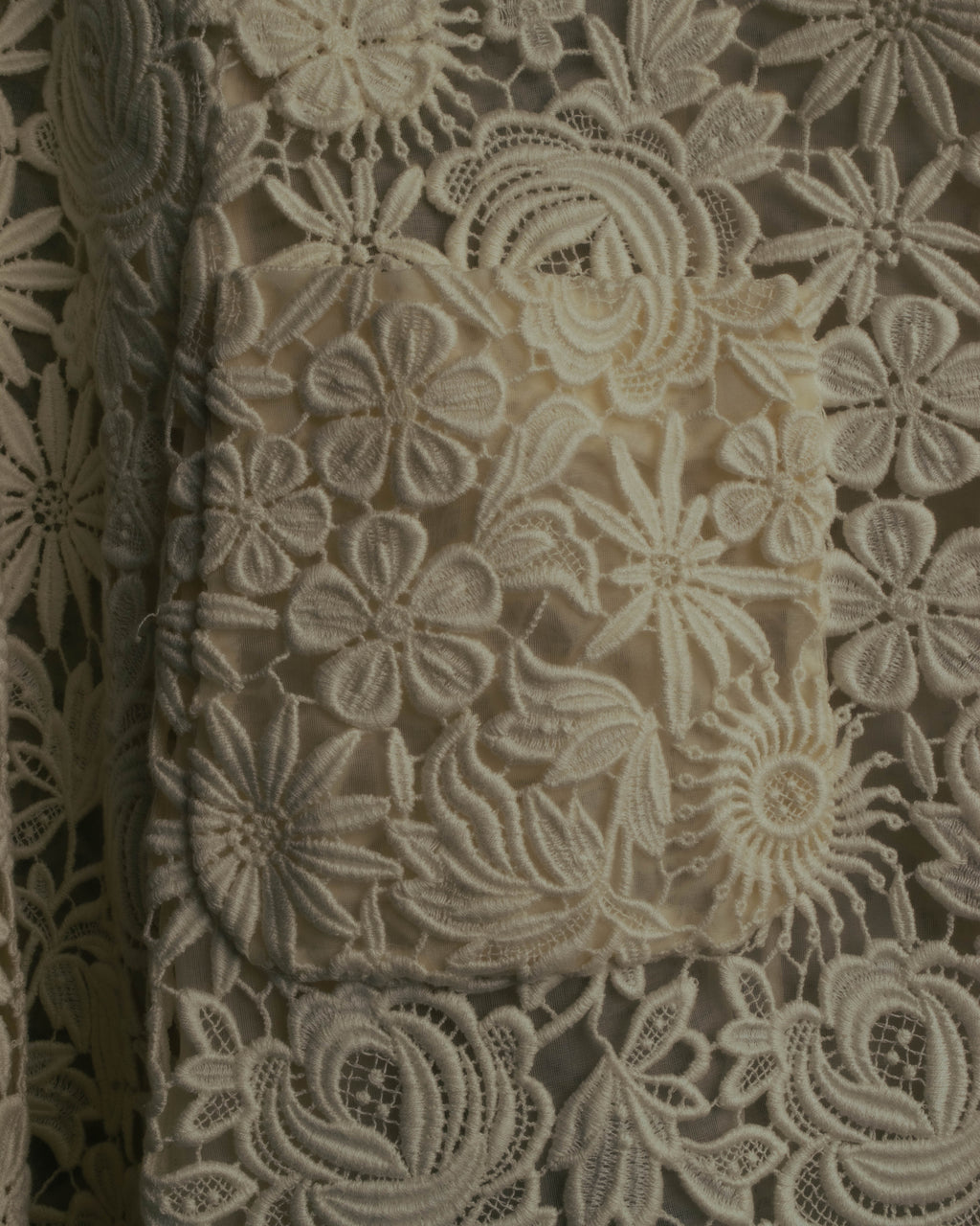 "VALENTINO" 2010's Cropped floral lace jacket