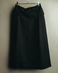 "JIL SANDER" 00's-10's Minimal wool wrap skirt