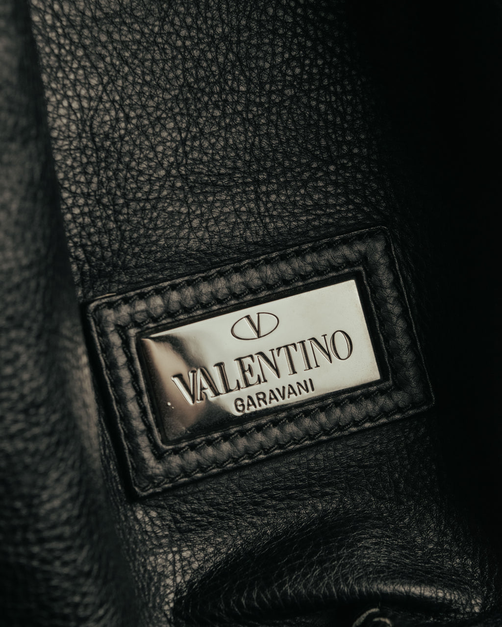 -SPECIAL- “VALENTINO GARAVANI” 2006-2009 Histoire whipstitch leather tote bag