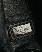 -SPECIAL- “VALENTINO GARAVANI” 2006-2009 Histoire whipstitch leather tote bag