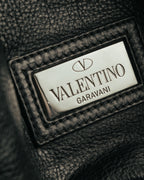 -SPECIAL- “VALENTINO GARAVANI” 2006-2009 Histoire whipstitch leather tote bag