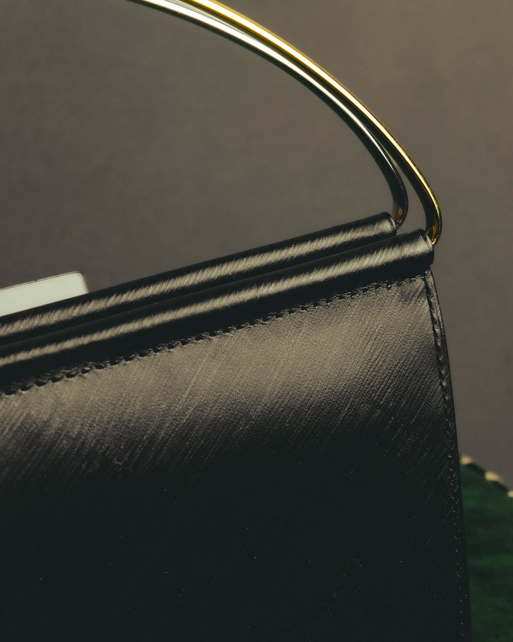 "Cartier" 90's-00's Sculptural leather clutch bag