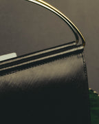 "Cartier" 90's-00's Sculptural leather clutch bag